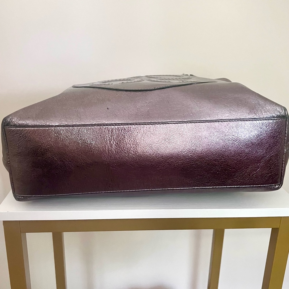 Coach Metallic Brown Tote Bag, used in good condition - Picture 4 of 9